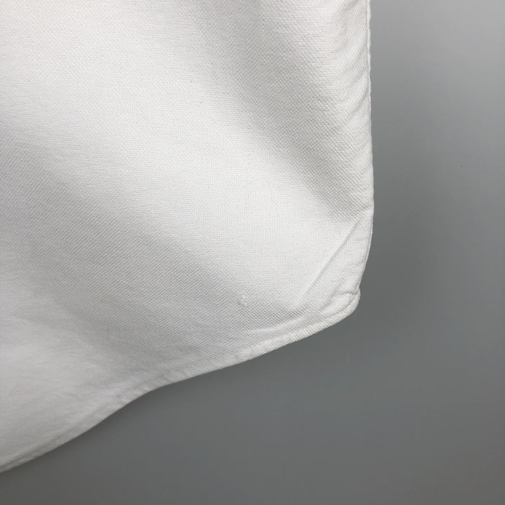 Ralph Lauren Classic Fit short sleeve button down shirt, men's size XL cotton white type Vintage Second Hand