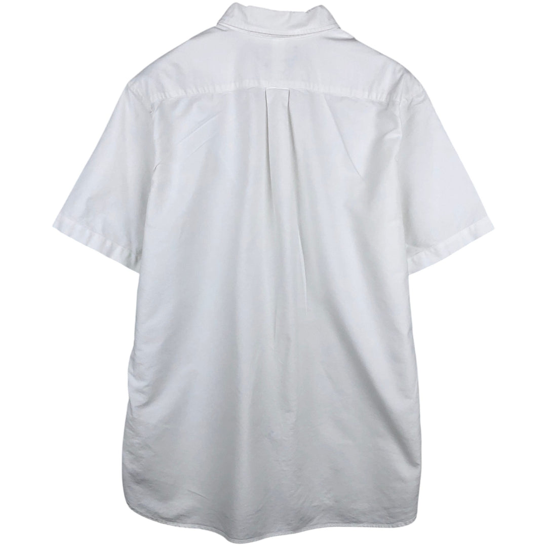 Ralph Lauren Classic Fit short sleeve button down shirt, men's size L cotton white type Vintage Second Hand