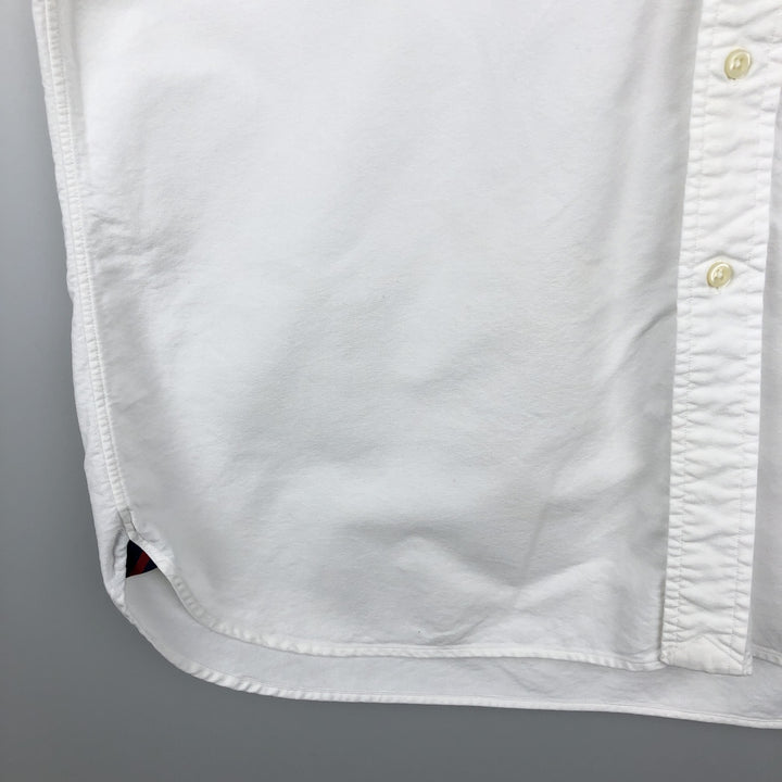 Ralph Lauren Classic Fit short sleeve button down shirt, men's size L cotton white type Vintage Second Hand