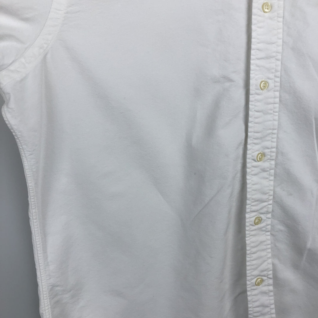 Ralph Lauren Classic Fit short sleeve button down shirt, men's size L cotton white type Vintage Second Hand