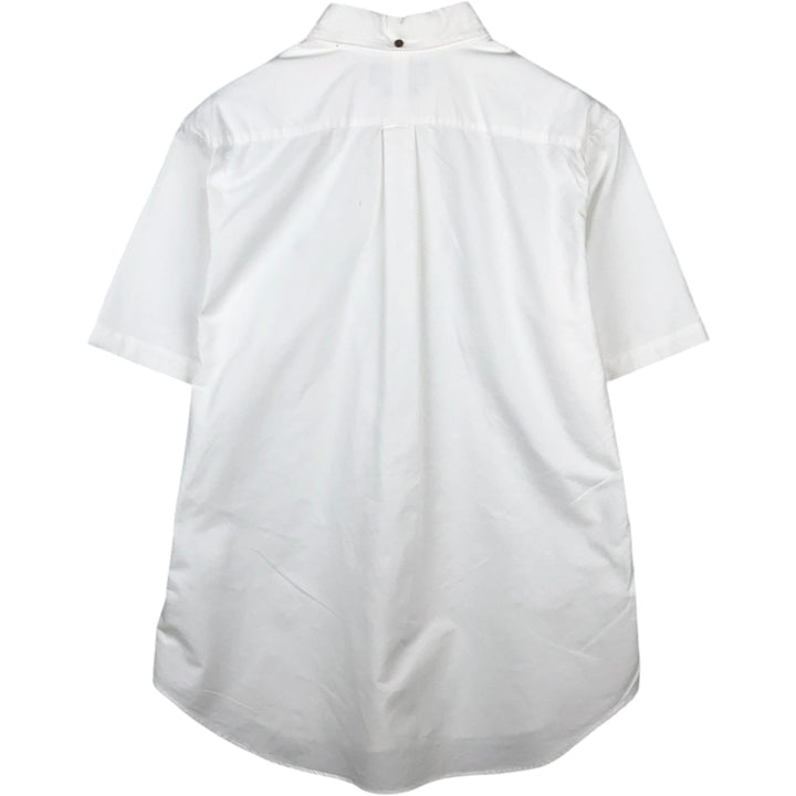 Ralph Lauren Classic Fit short sleeve button down shirt, men's size L cotton white type Vintage Second Hand