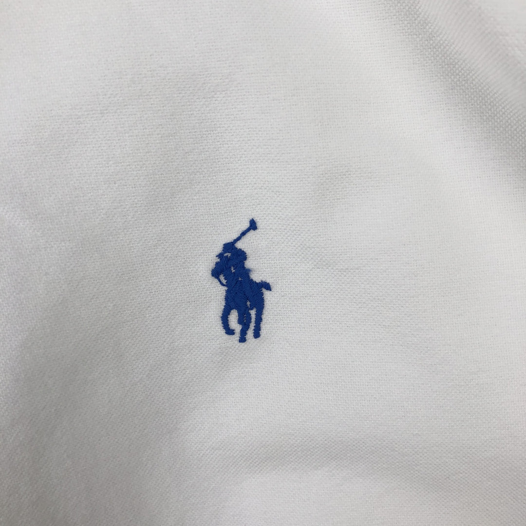 Ralph Lauren Classic Fit short sleeve button down shirt, men's size L cotton white type Vintage Second Hand