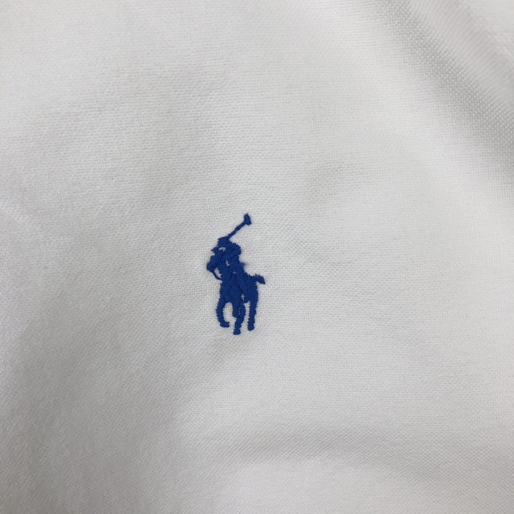 Ralph Lauren Classic Fit short sleeve button down shirt, men's size L cotton white type Vintage Second Hand