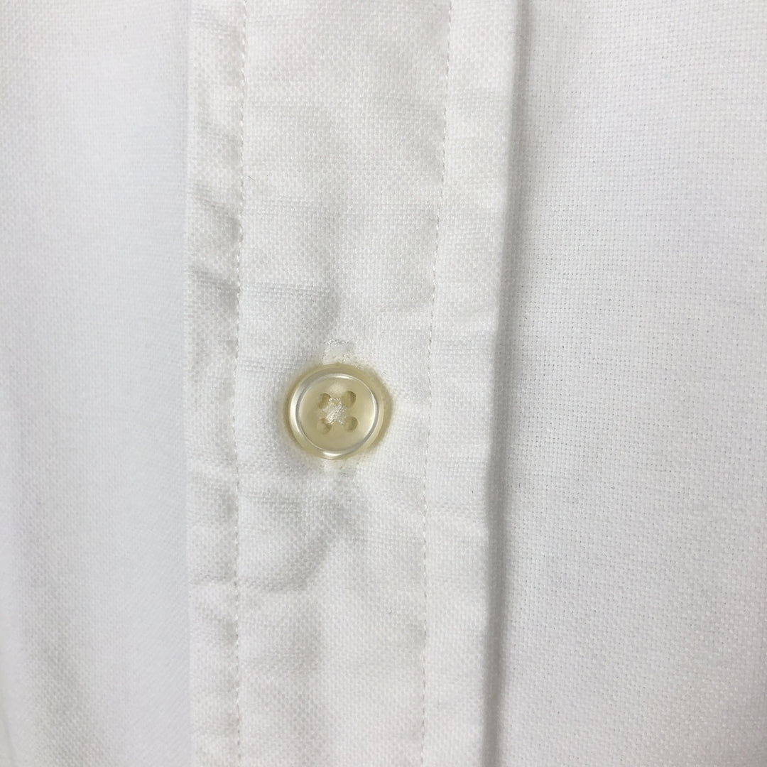 Ralph Lauren Classic Fit short sleeve button down shirt, men's size L cotton white type Vintage Second Hand