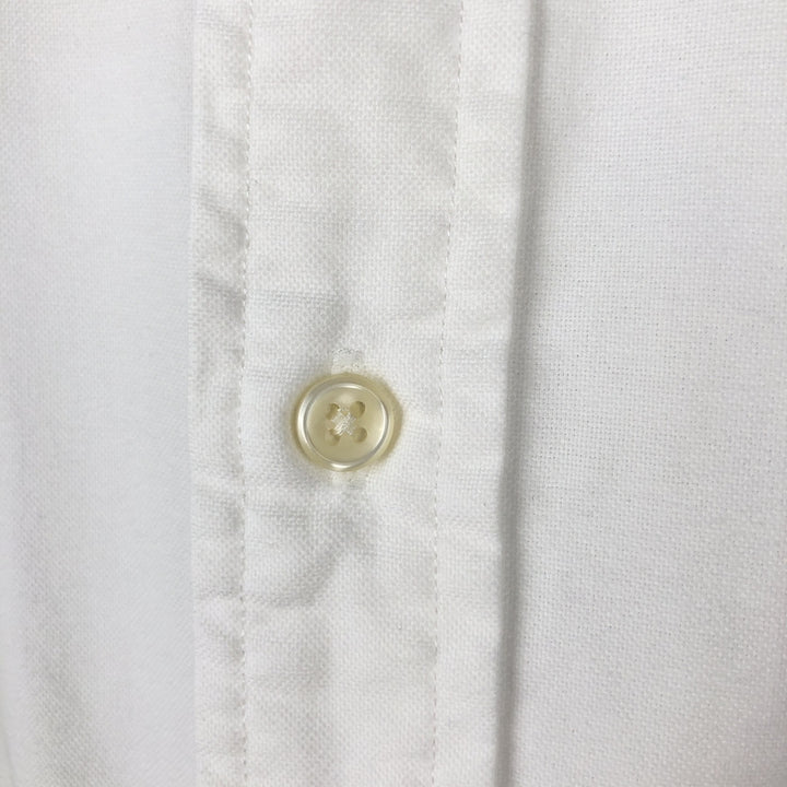 Ralph Lauren Classic Fit short sleeve button down shirt, men's size L cotton white type Vintage Second Hand