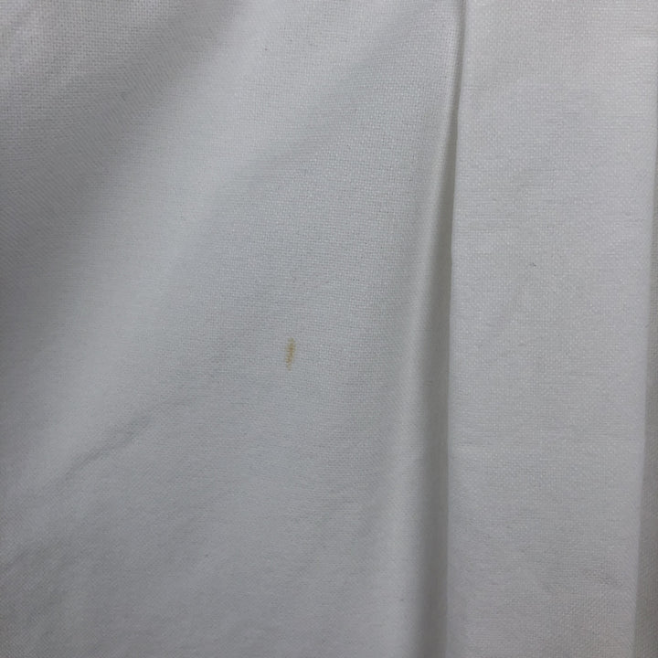 Ralph Lauren Classic Fit short sleeve button down shirt, men's size L cotton white type Vintage Second Hand