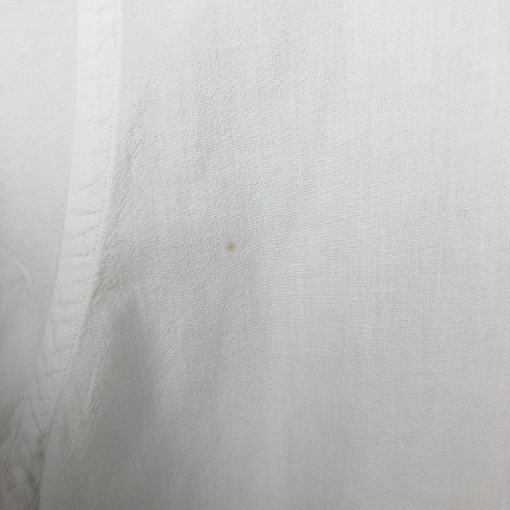Ralph Lauren BLAIRE short sleeve button down shirt, men's size M cotton white type Vintage Second Hand
