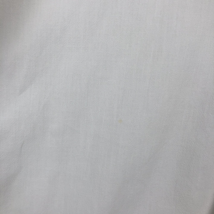 Ralph Lauren BLAIRE short sleeve button down shirt, men's size M cotton white type Vintage Second Hand