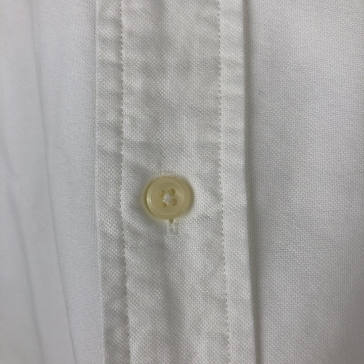 Ralph Lauren Classic Fit short sleeve button down shirt, men's size XL cotton white type Vintage Second Hand
