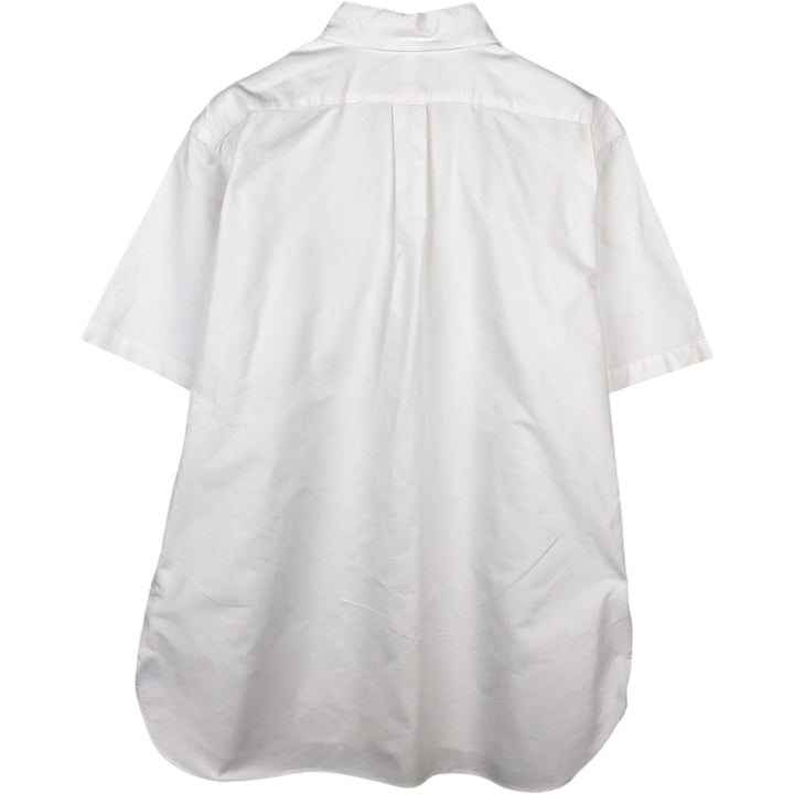 Ralph Lauren Classic Fit short sleeve button down shirt, men's size L cotton white type Vintage Second Hand