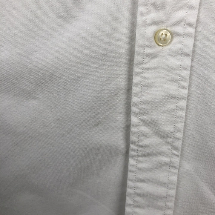 Ralph Lauren Classic Fit short sleeve button down shirt, men's size L cotton white type Vintage Second Hand