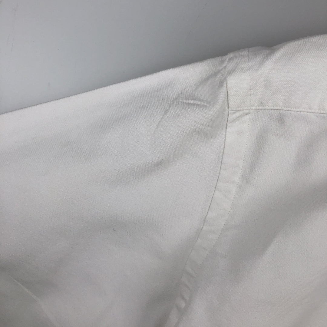 Ralph Lauren Classic Fit short sleeve button down shirt, men's size L cotton white type Vintage Second Hand