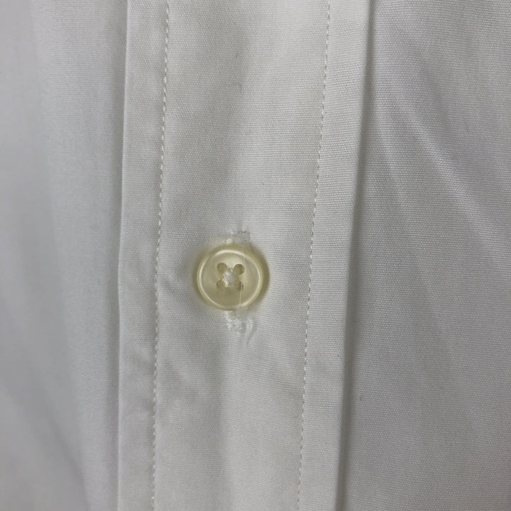 Ralph Lauren CUSTOM FIT short sleeve button down shirt, men's size M cotton white type Vintage Second Hand