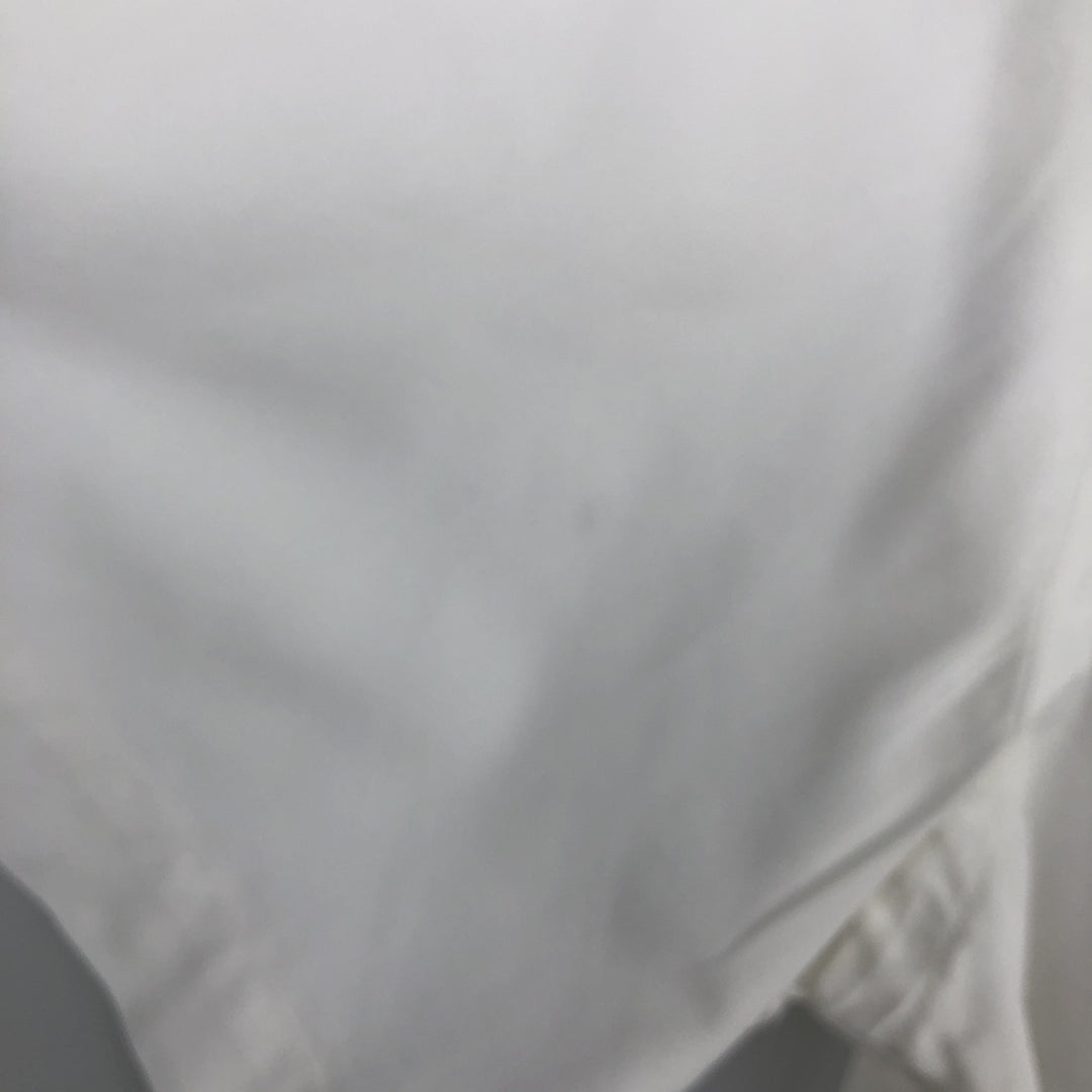 Ralph Lauren CUSTOM FIT short sleeve button down shirt, men's size M cotton white type Vintage Second Hand