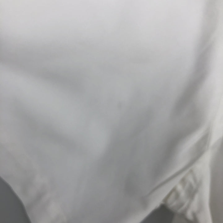 Ralph Lauren CUSTOM FIT short sleeve button down shirt, men's size M cotton white type Vintage Second Hand