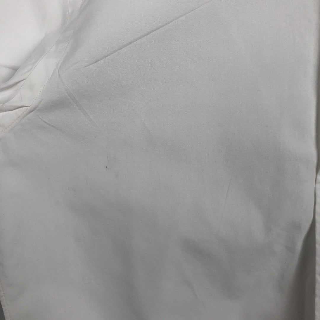 Ralph Lauren CUSTOM FIT short sleeve button down shirt, men's size M cotton white type Vintage Second Hand