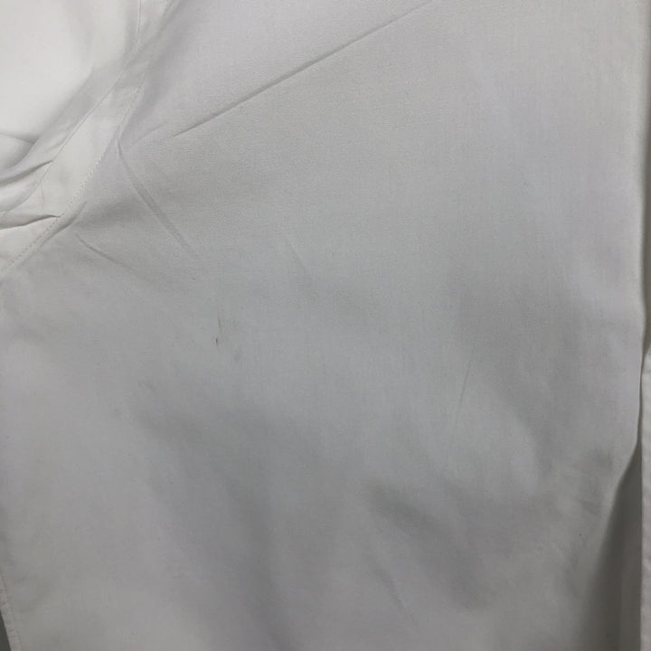 Ralph Lauren CUSTOM FIT short sleeve button down shirt, men's size M cotton white type Vintage Second Hand