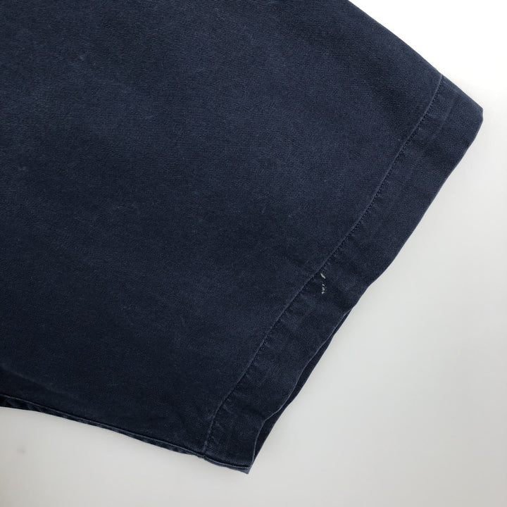 Ralph Lauren BLAKE short sleeve button down shirt, men's size M cotton navy blue type Vintage Second Hand