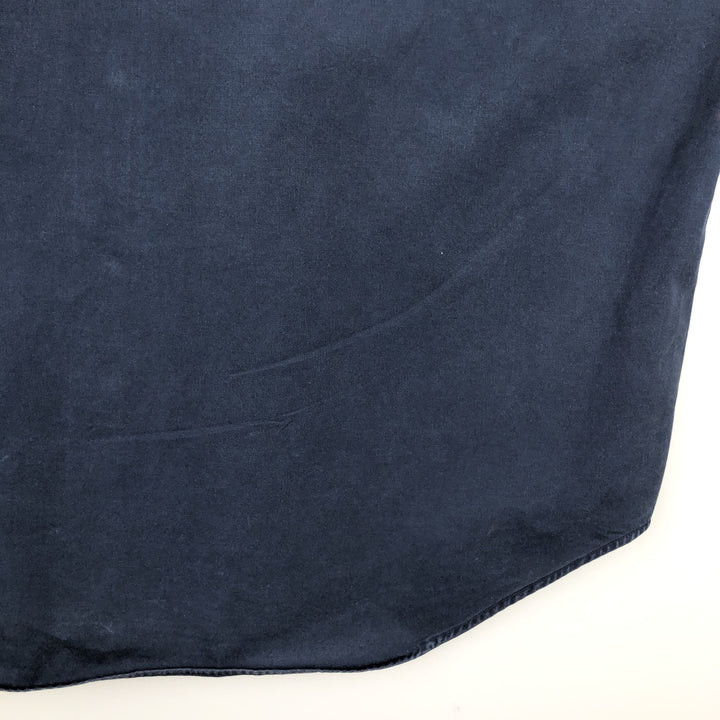 Ralph Lauren BLAKE short sleeve button down shirt, men's size M cotton navy blue type Vintage Second Hand