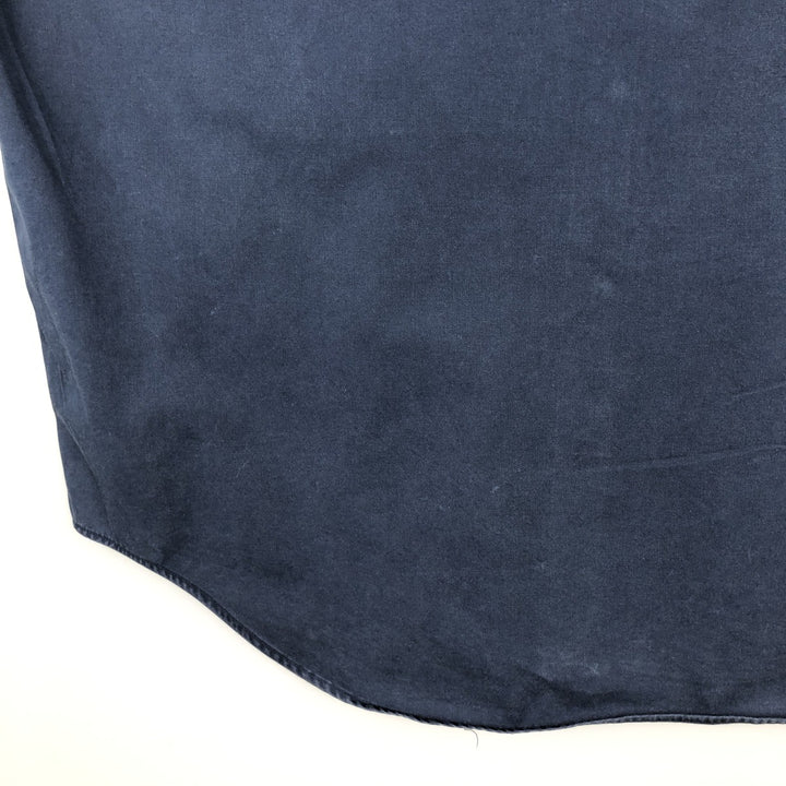 Ralph Lauren BLAKE short sleeve button down shirt, men's size M cotton navy blue type Vintage Second Hand