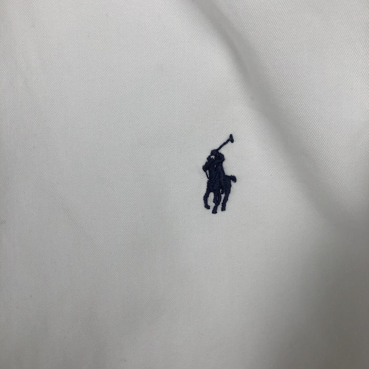 Ralph Lauren BLAKE short sleeve button down shirt, men's XL size cotton white type Vintage Second Hand