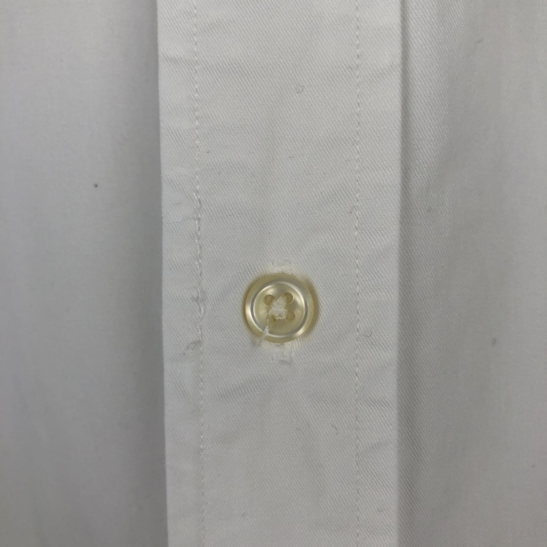 Ralph Lauren BLAKE short sleeve button down shirt, men's XL size cotton white type Vintage Second Hand