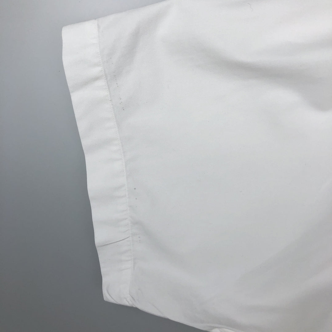 Ralph Lauren BLAKE short sleeve button down shirt, men's XL size cotton white type Vintage Second Hand
