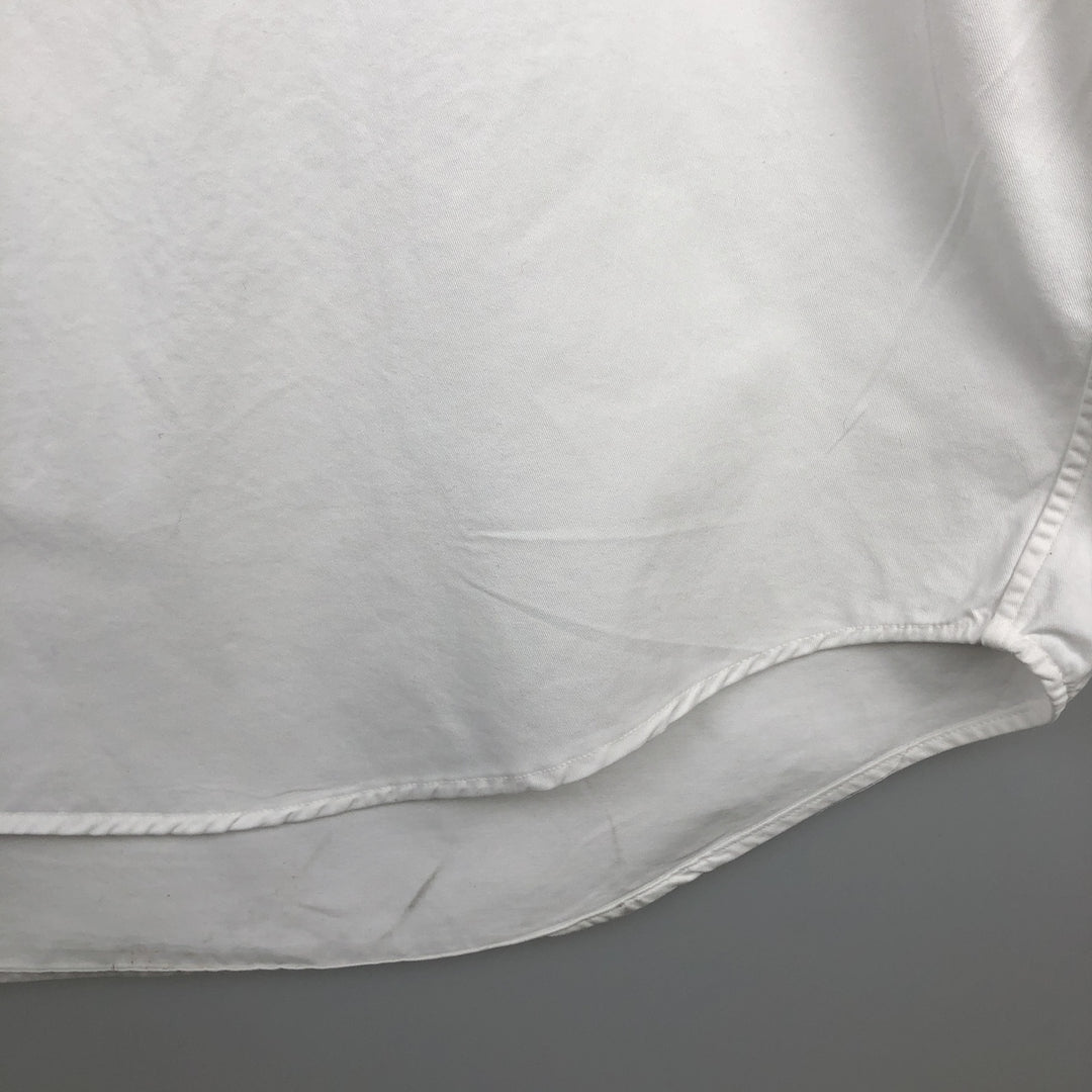 Ralph Lauren BLAKE short sleeve button down shirt, men's XL size cotton white type Vintage Second Hand
