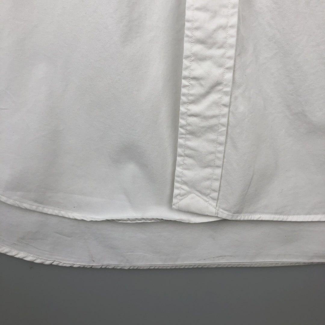 Ralph Lauren BLAKE short sleeve button down shirt, men's XL size cotton white type Vintage Second Hand