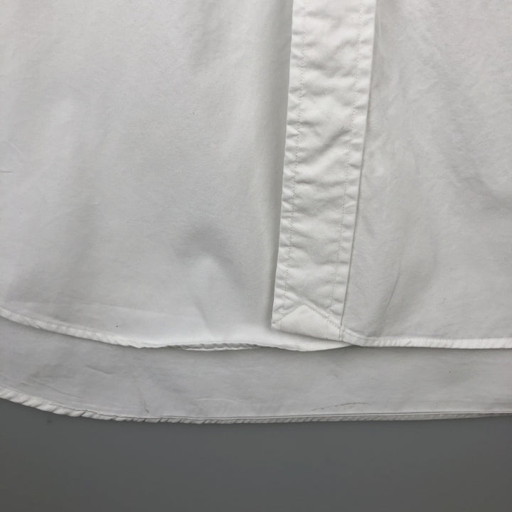 Ralph Lauren BLAKE short sleeve button down shirt, men's XL size cotton white type Vintage Second Hand