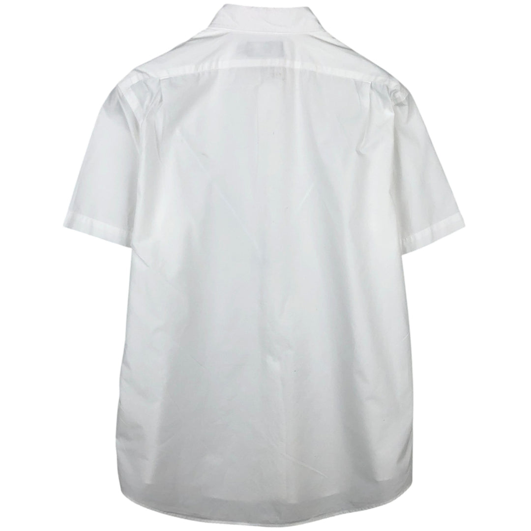 Ralph Lauren POLO by Ralph Lauren Short-Sleeve Cotton Shirt, Men's Size L (approx.) cotton white type Vintage Second Hand