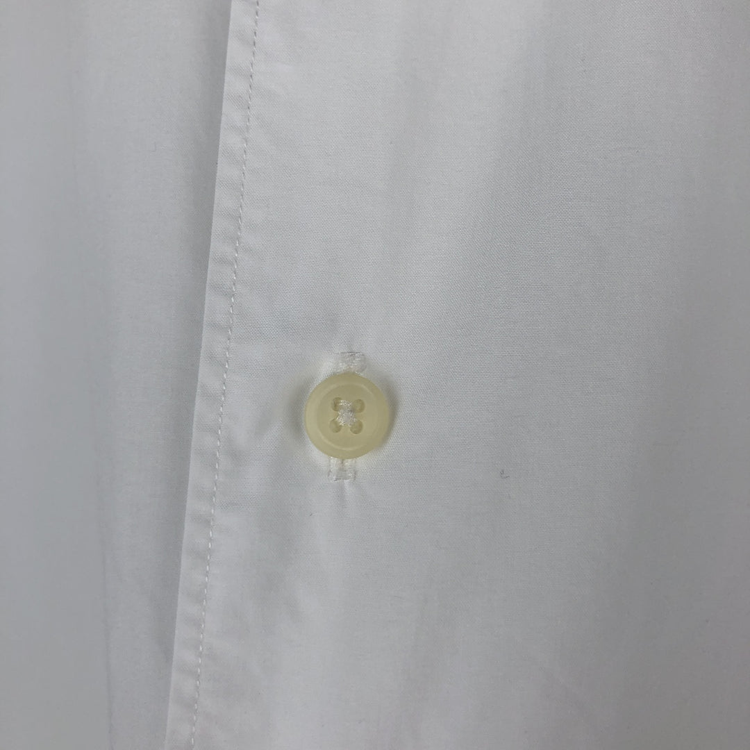 Ralph Lauren POLO by Ralph Lauren Short-Sleeve Cotton Shirt, Men's Size L (approx.) cotton white type Vintage Second Hand