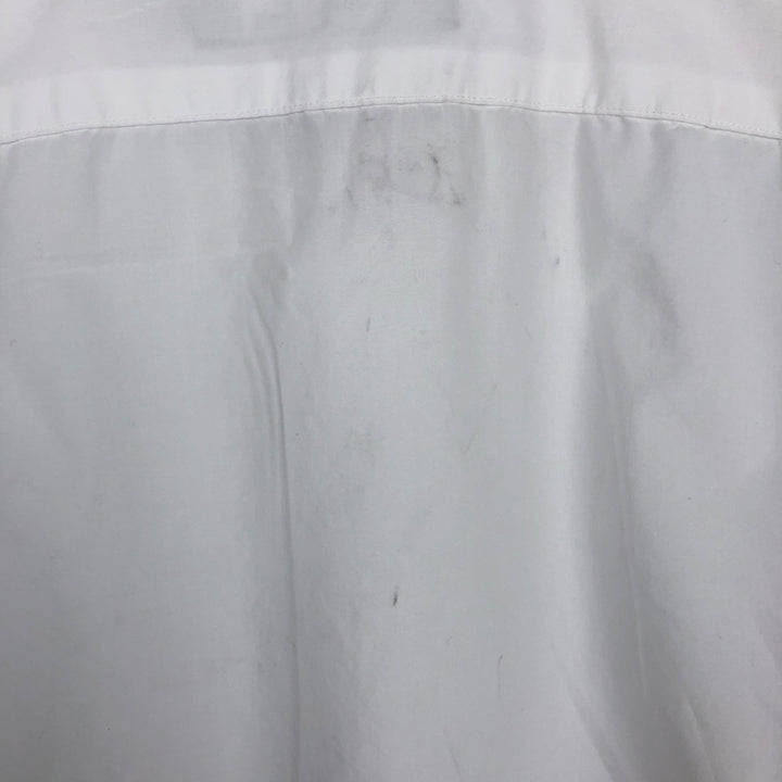 Ralph Lauren POLO by Ralph Lauren Short-Sleeve Cotton Shirt, Men's Size L (approx.) cotton white type Vintage Second Hand
