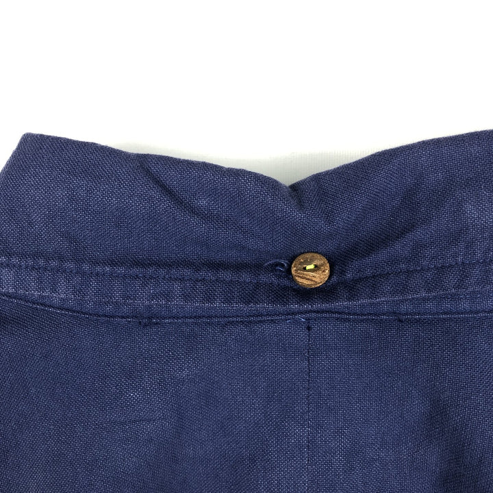 Ralph Lauren Classic Fit short sleeve button down shirt, men's size L cotton blue type Vintage Second Hand