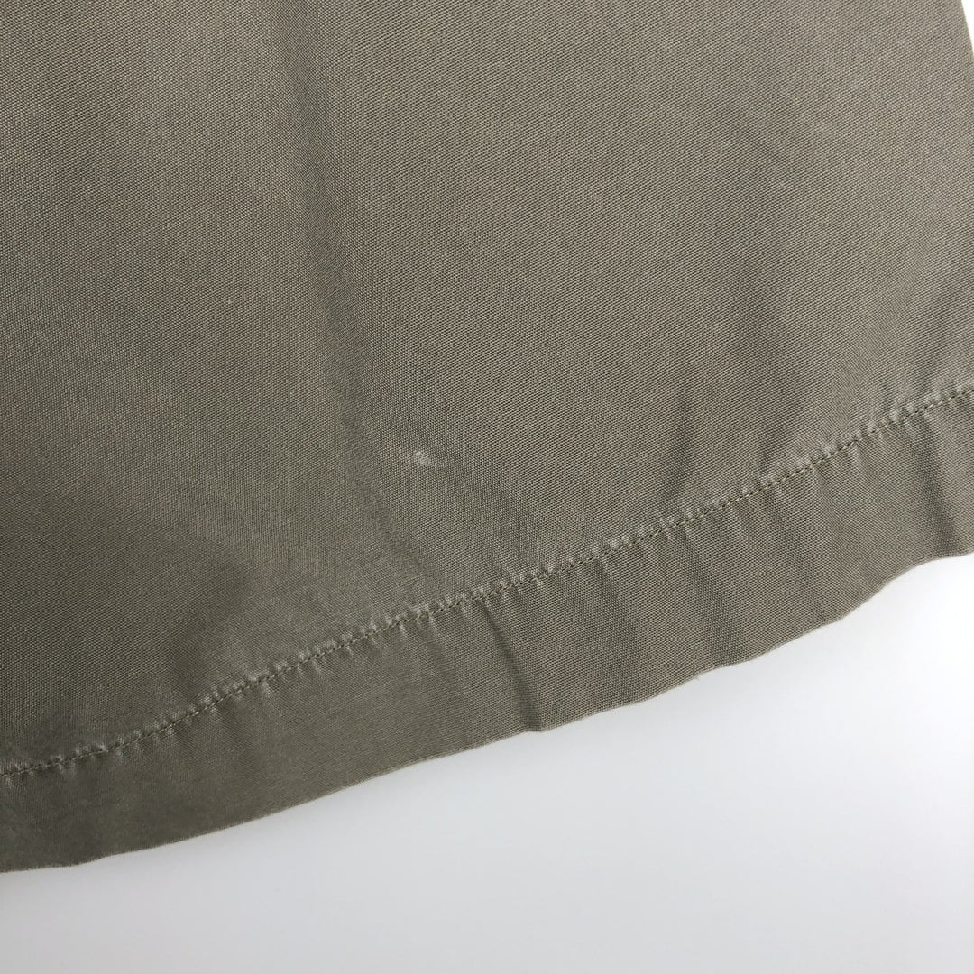 Ralph Lauren BLAKE short sleeve button down shirt, men's XL size cotton Khaki type Vintage Second Hand