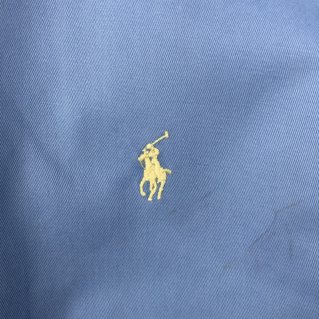 Ralph Lauren BLAKE short sleeve button down shirt, men's XL size cotton Blue type light blue Vintage Second Hand