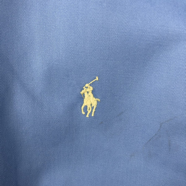 Ralph Lauren BLAKE short sleeve button down shirt, men's XL size cotton Blue type light blue Vintage Second Hand