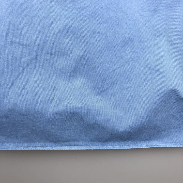 Ralph Lauren BLAKE short sleeve button down shirt, men's XL size cotton Blue type light blue Vintage Second Hand