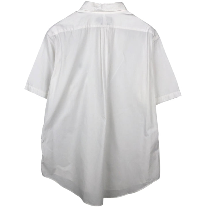 Ralph Lauren Classic Fit Short Sleeve Button Down Shirt Men's XL cotton white type Vintage Second Hand