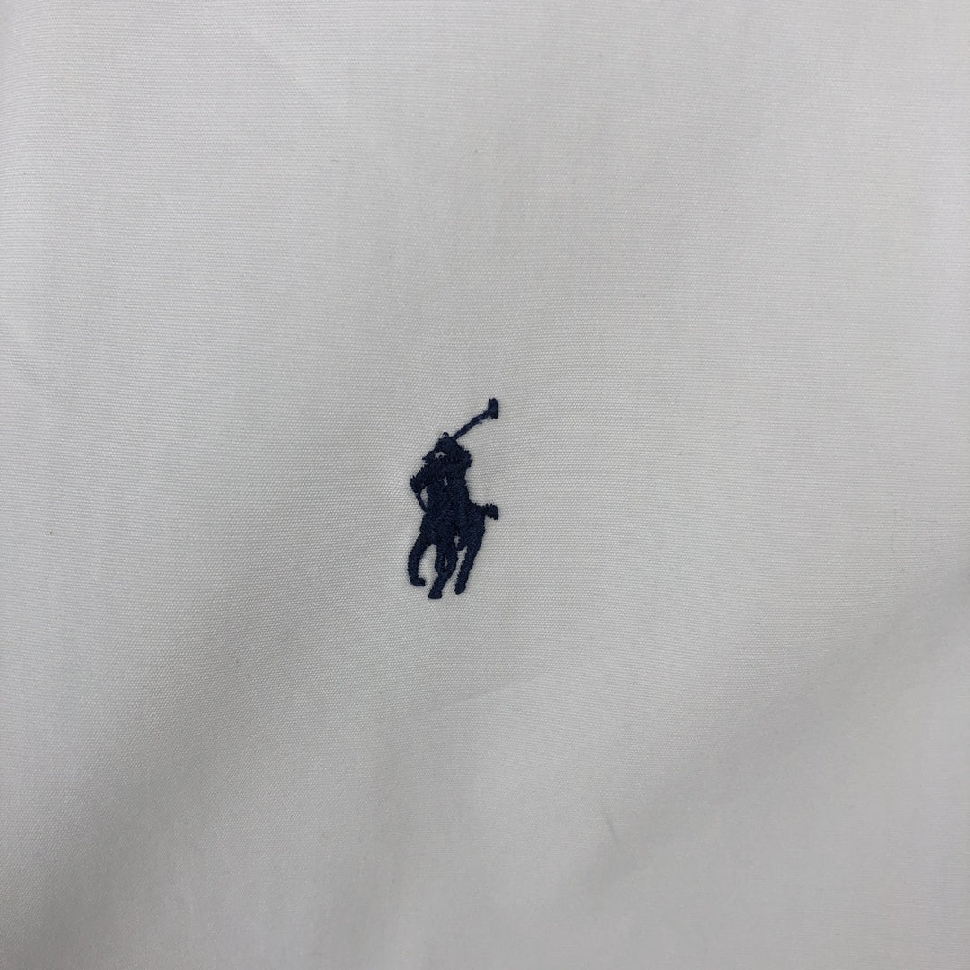 Ralph Lauren Classic Fit Short Sleeve Button Down Shirt Men's XL cotton white type Vintage Second Hand