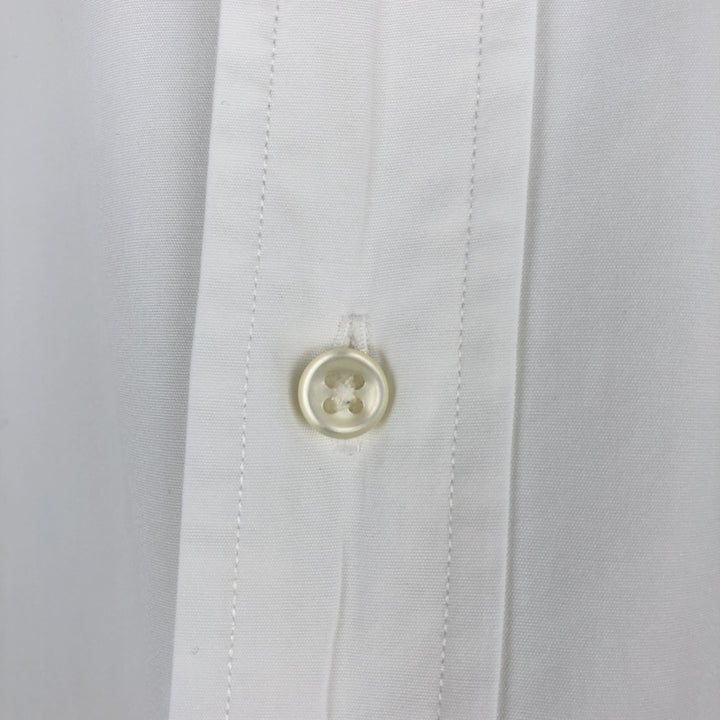 Ralph Lauren Classic Fit Short Sleeve Button Down Shirt Men's XL cotton white type Vintage Second Hand