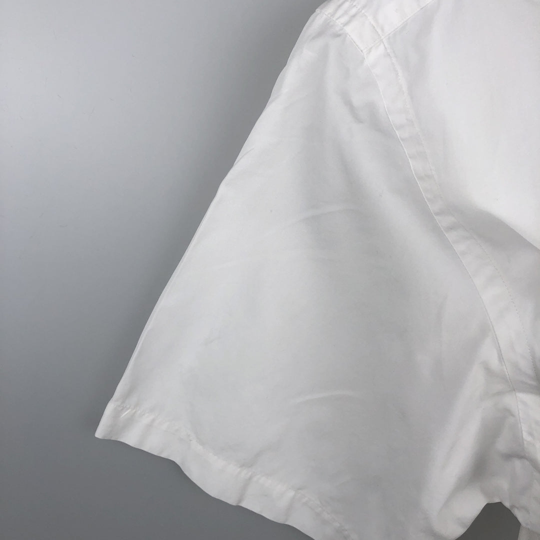 Ralph Lauren Classic Fit Short Sleeve Button Down Shirt Men's XL cotton white type Vintage Second Hand