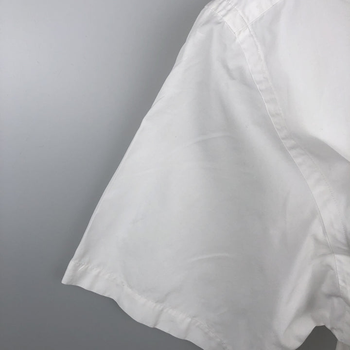 Ralph Lauren Classic Fit Short Sleeve Button Down Shirt Men's XL cotton white type Vintage Second Hand