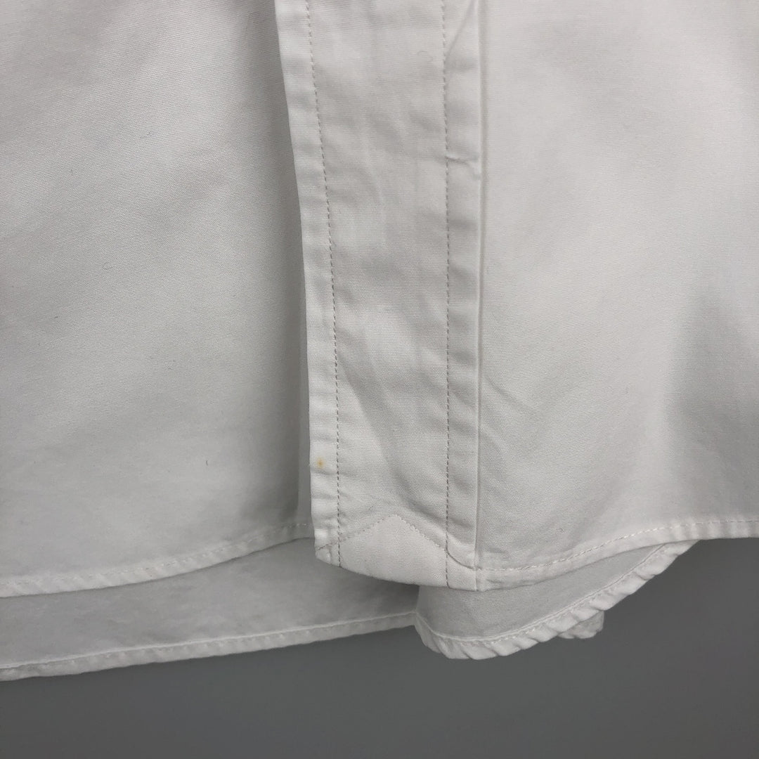 Ralph Lauren Classic Fit Short Sleeve Button Down Shirt Men's XL cotton white type Vintage Second Hand