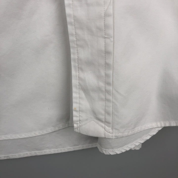 Ralph Lauren Classic Fit Short Sleeve Button Down Shirt Men's XL cotton white type Vintage Second Hand