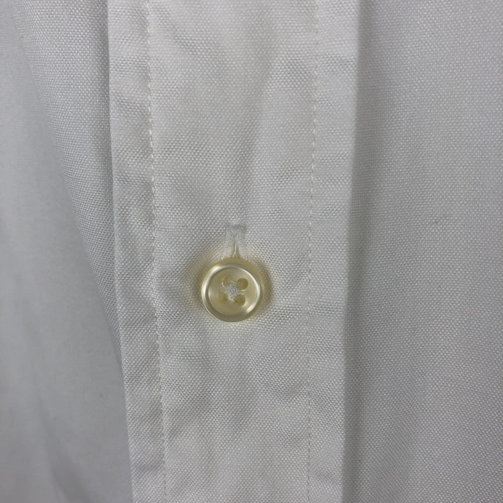 Ralph Lauren CUSTOM FIT short sleeve button down shirt, men's size L cotton white type Vintage Second Hand