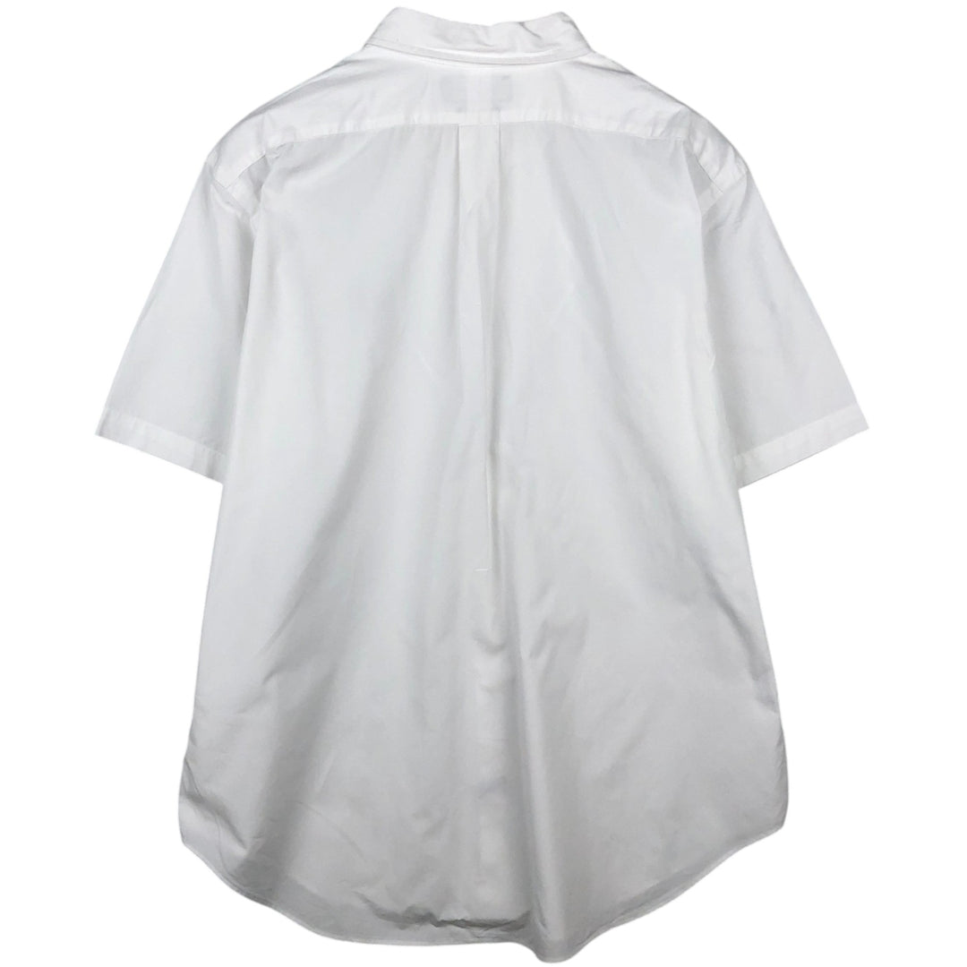 Ralph Lauren Classic Fit Short Sleeve Button Down Shirt Men's XL cotton white type Vintage Second Hand