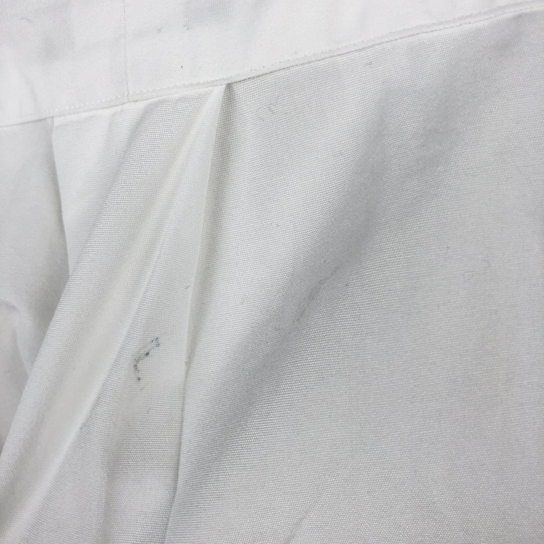 Ralph Lauren Classic Fit Short Sleeve Button Down Shirt Men's XL cotton white type Vintage Second Hand