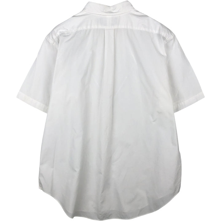Ralph Lauren Classic Fit Short Sleeve Button Down Shirt Men's XL cotton white type Vintage Second Hand