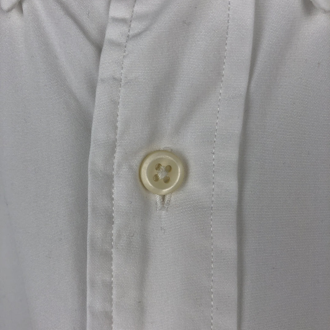 Ralph Lauren Classic Fit Short Sleeve Button Down Shirt Men's XL cotton white type Vintage Second Hand